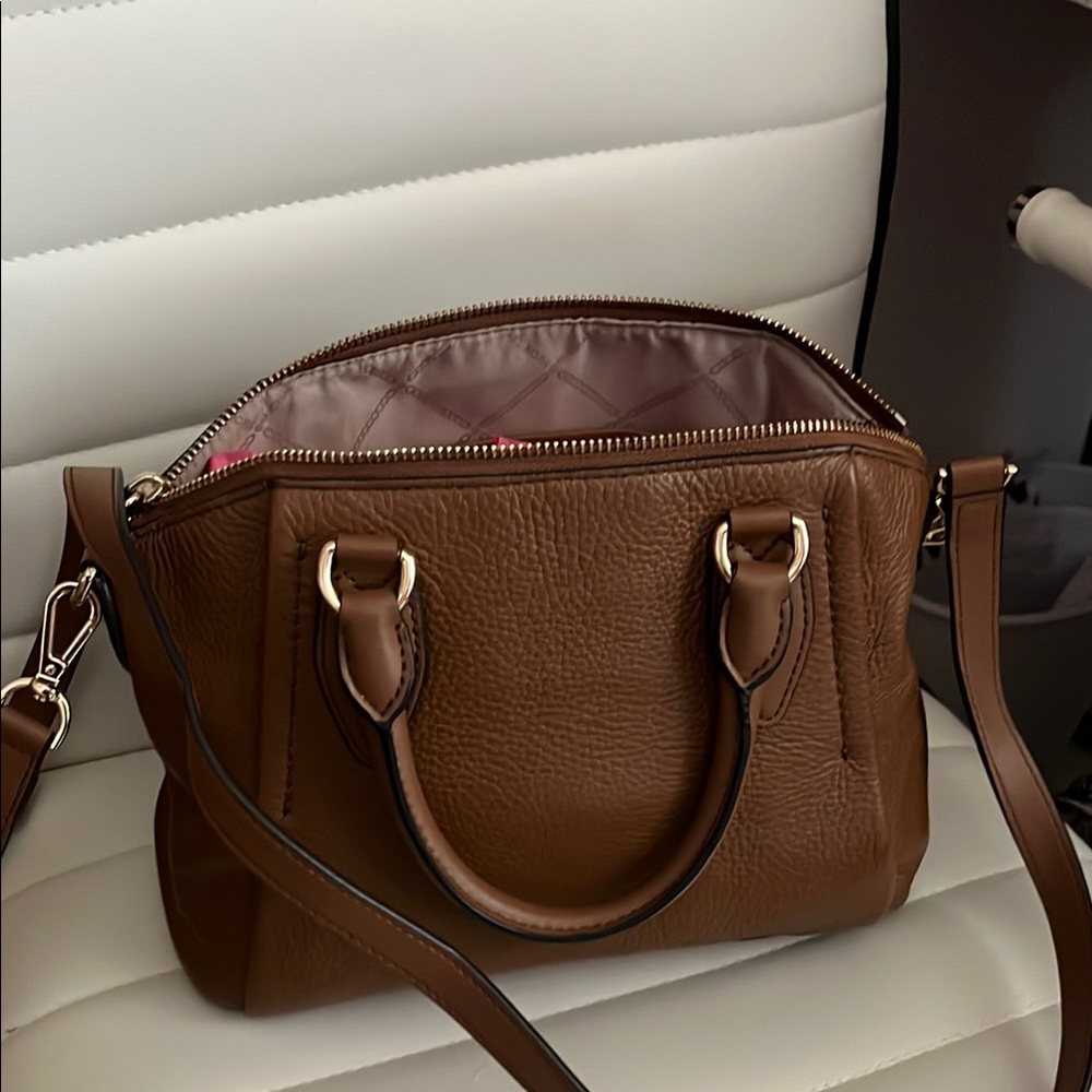 Brown Crossbody Satchel Bag - Picture 8 of 8